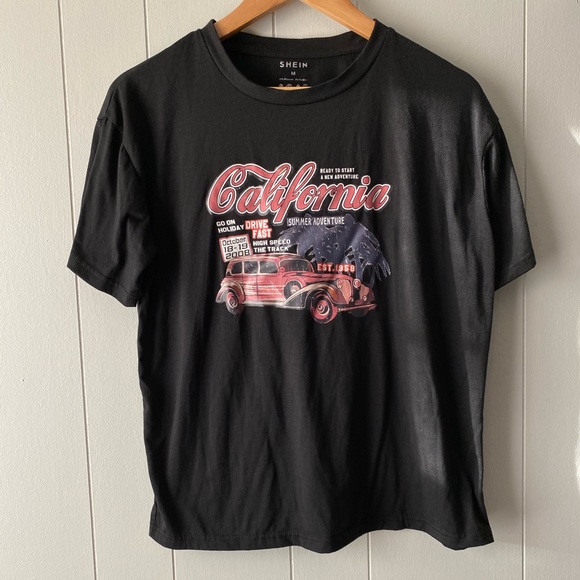 Bundle of 2 SHEIN graphic shirts. Size large & medium - Picture 2 of 8